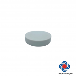 Tampa Plástica 63 mm baixa branca 50 un