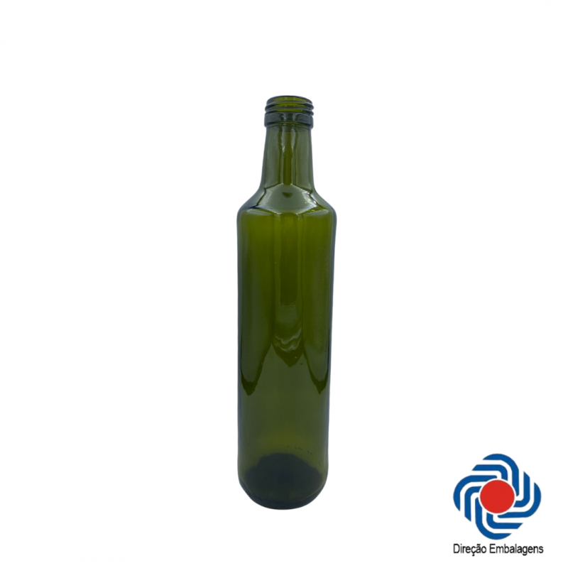 Garrafa de Azeite Verde Oliva 500 ml